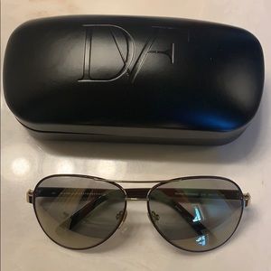 Diane von Fursrenberg Aviator Sunglasses